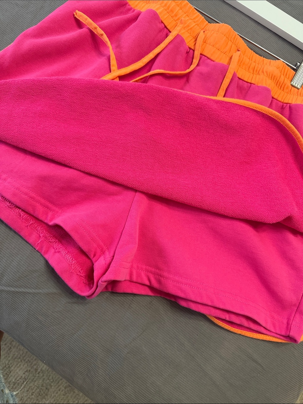 Women's Hot Pink & Orange Trim Skirt Set by - Picture 3 of 3